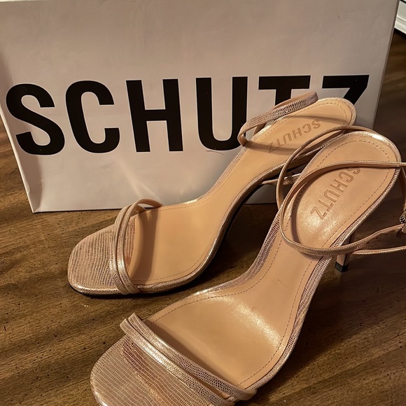 Gold Schutz Heels - size 10 - Picture 8 of 8